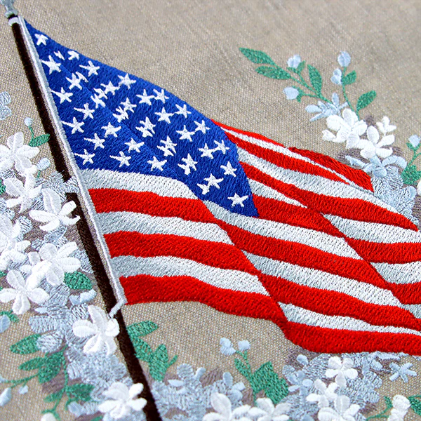 Old Glory Flag and Blooms - Image 6