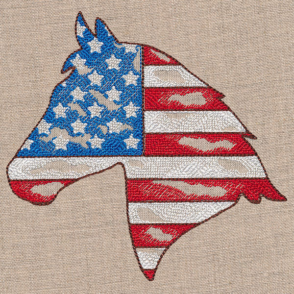 Old Glory Horse Silhouette - Image 7