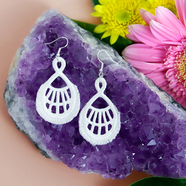 On the Fringe Earrings (Miniature Lace) - Image 3