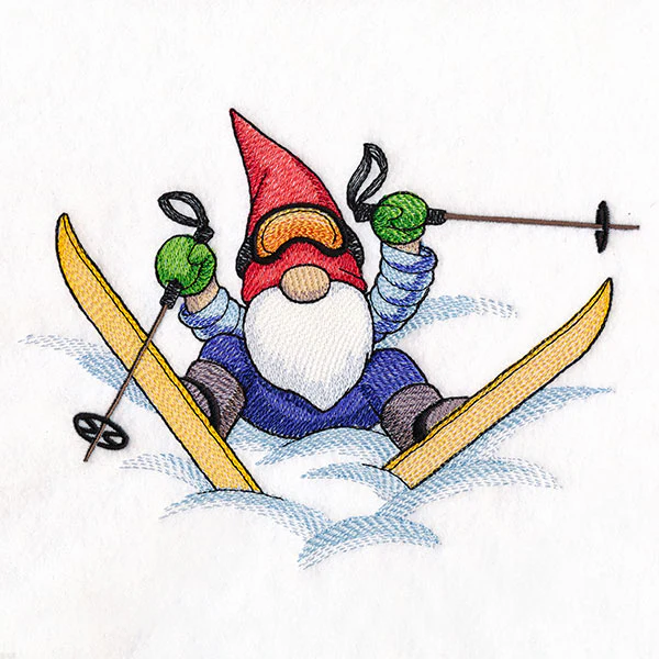 On the Slopes Skiing Gnome - Image 2