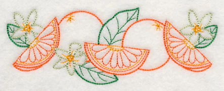 Orange & Blossom Border (Vintage) - Image 4