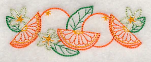 Orange & Blossom Border (Vintage) - Image 5