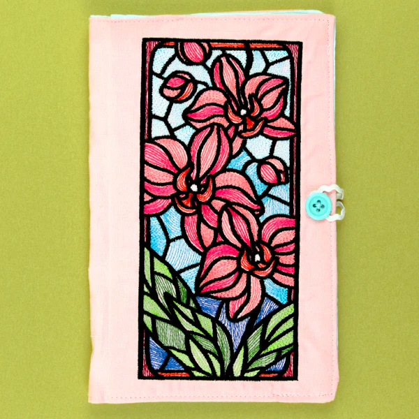 Orchid Stained Glass Panel - Image 8