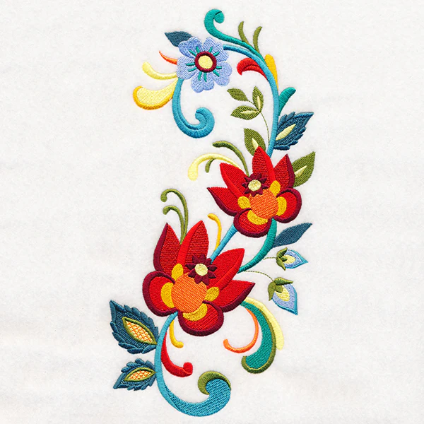 Ornate Rosemaling Spray - Image 6