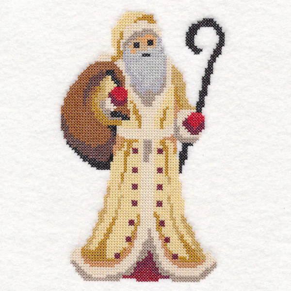 Ornate St. Nicholas Panel (Cross Stitch) - Image 2