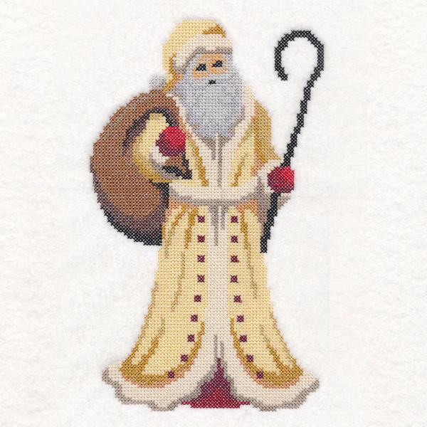 Ornate St. Nicholas Panel (Cross Stitch) - Image 3