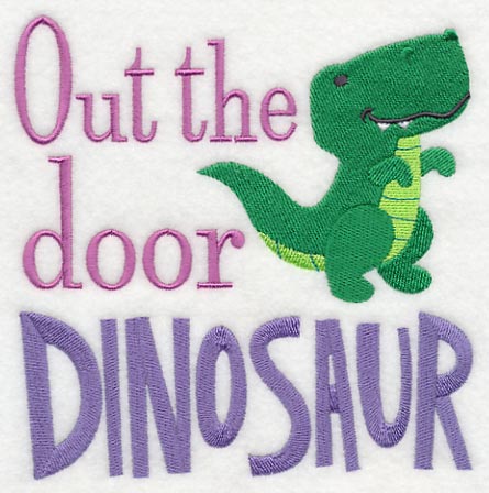Out the Door Dinosaur - Image 3