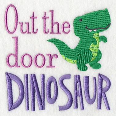 Out the Door Dinosaur - Image 4