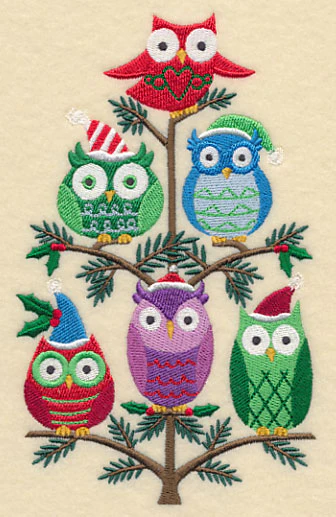 Owl Be Home for Christmas Tree - Image 3