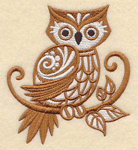 Owl with Flourish - Image 3