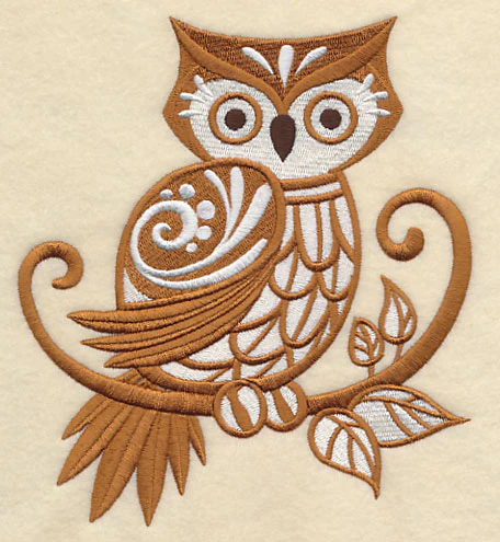 Owl with Flourish - Image 4