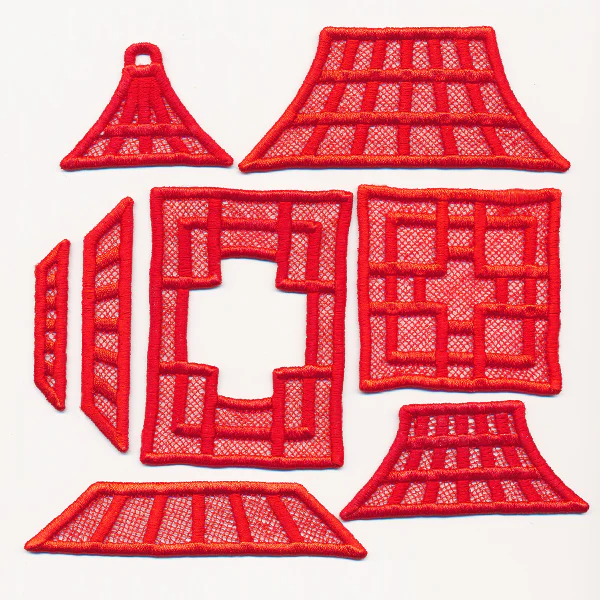 Pagoda Lantern in 3D (Lace) - Image 2