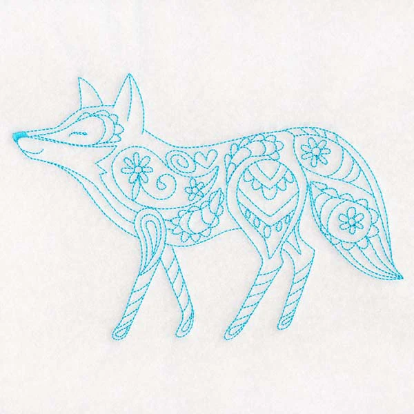 Paisley Animals - Fox - Image 3