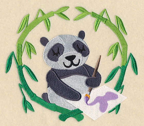 Panda Painting Laurel - Image 2