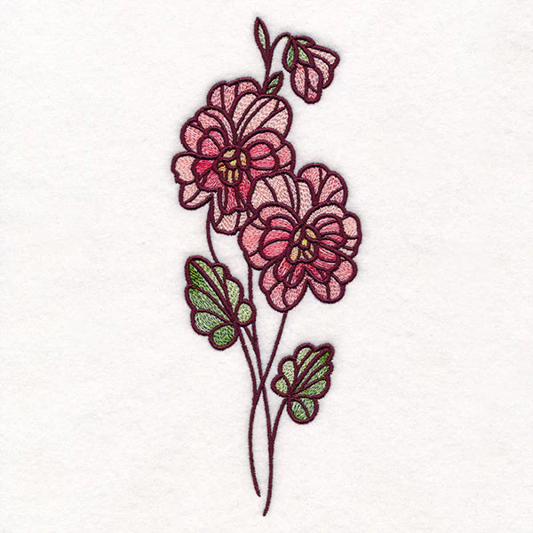 Pansy Stained Glass Bloom - Image 7