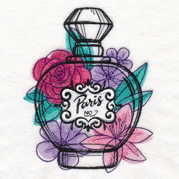 Parisian Perfume Bottle - Image 3