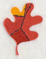 Patchwork Autumn Leaf 3 - Image 2
