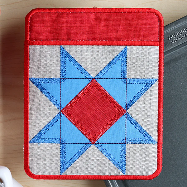 Patchwork Kitchen Potholder (In-the-Hoop) - Image 5