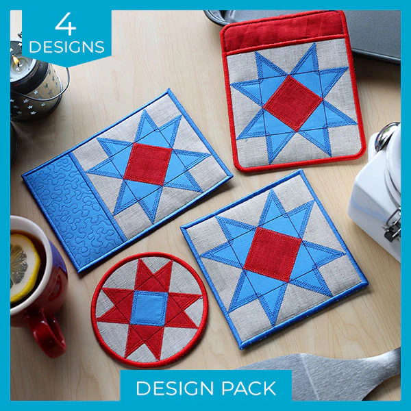 Patchwork Kitchen Set (In-the-Hoop) Design Pack - Image 8