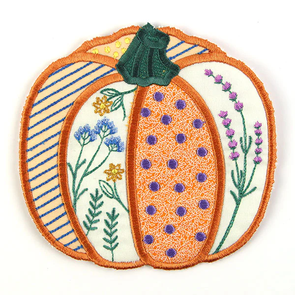 Patchwork Pumpkin Trivet (In-the-Hoop) - Image 5