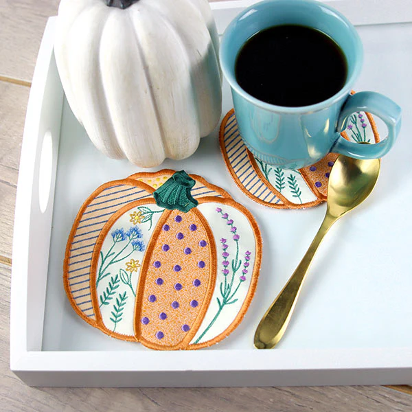 Patchwork Pumpkin Trivet (In-the-Hoop) - Image 7