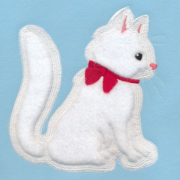 Pawsome Pet Pal - Kitten with Bow (Applique) - Image 4