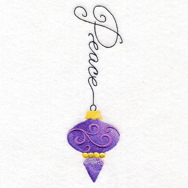 Peace Christmas Ornament - Image 4