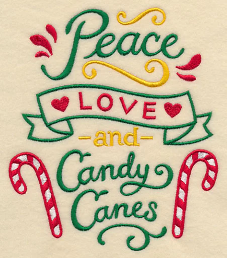 Peace Love and Candy Canes - Image 2