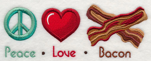 Peace Love Bacon - Image 3