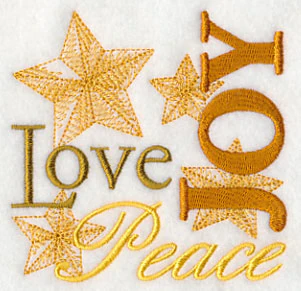 Peace Love Joy Christmas Square - Image 20