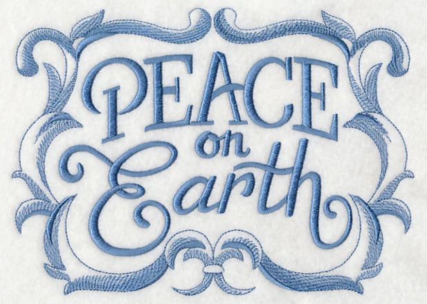 Peace on Earth with Baroque Flourish - Image 2