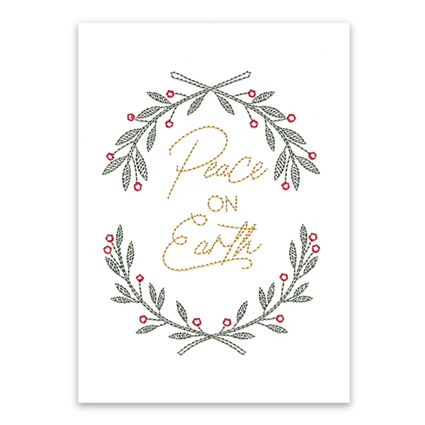 Peace On Earth with Laurels (Cardstock) - Image 2