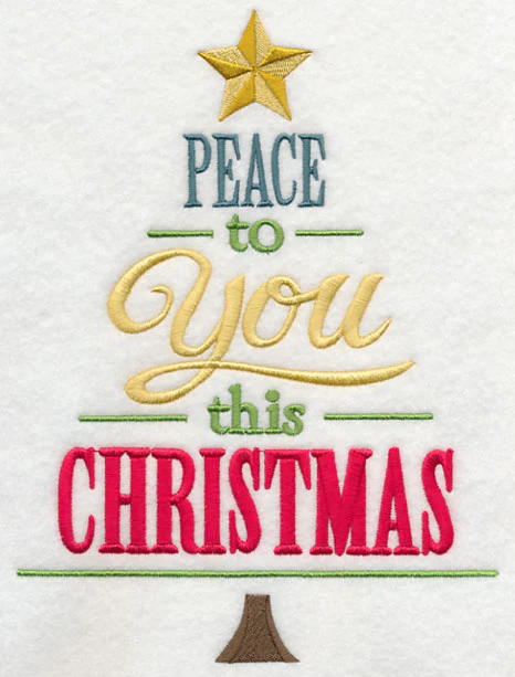 Peace to You Christmas Tree - Image 2
