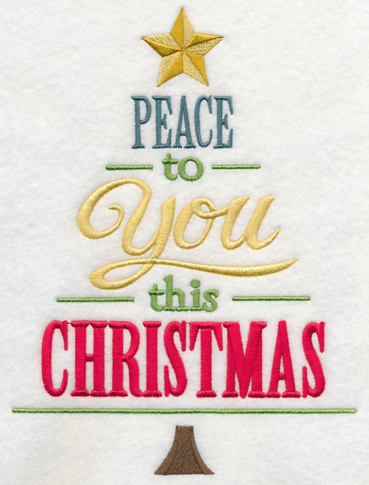 Peace to You Christmas Tree - Image 4