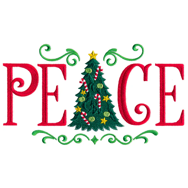 Peace with Christmas Tree - Image 2