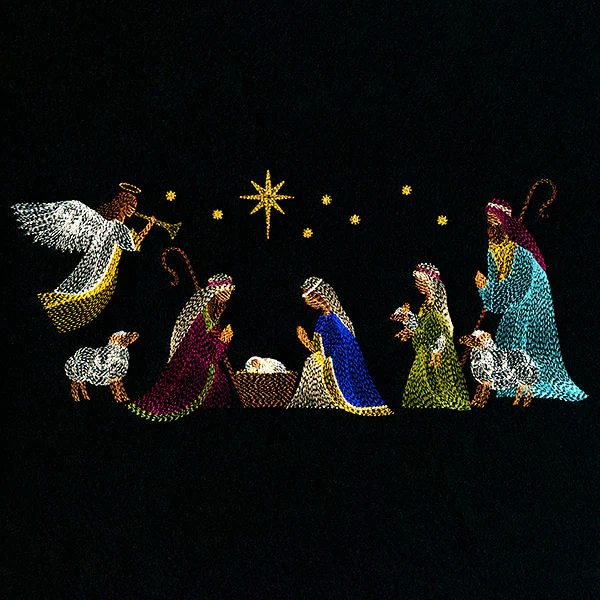 Peaceful Manger Scene