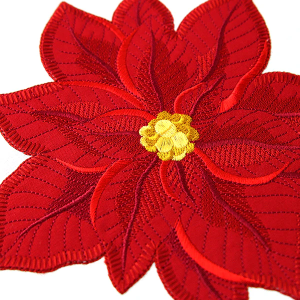 Peaceful Poinsettia (Heirloom Applique) - Image 5