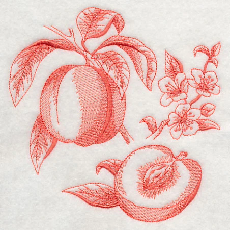 Peach Botanical (Toile) - Image 3