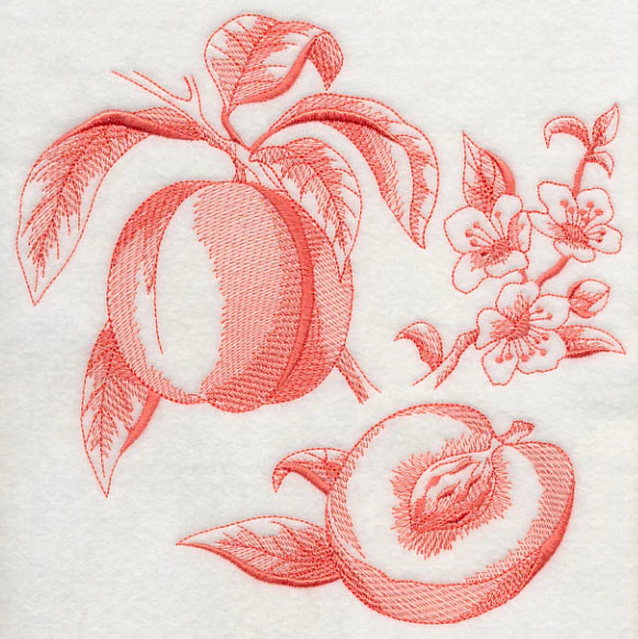 Peach Botanical (Toile) - Image 6