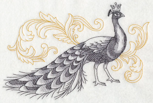 Peacock in Crown - Image 2
