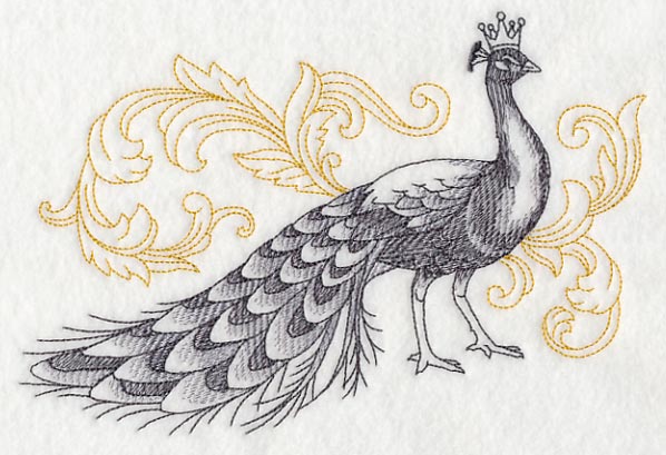 Peacock in Crown - Image 3