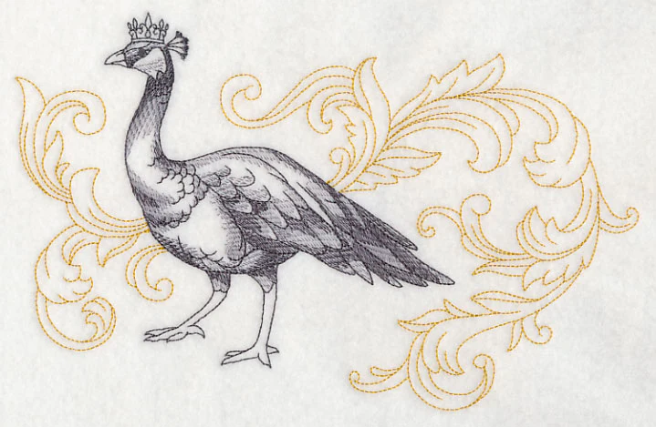 Peahen in Crown - Image 5
