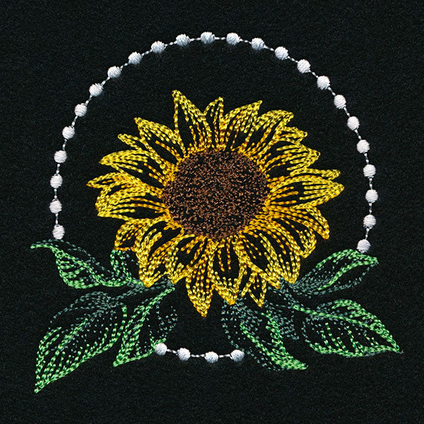 Pearls and Sunflower Accent - Image 2
