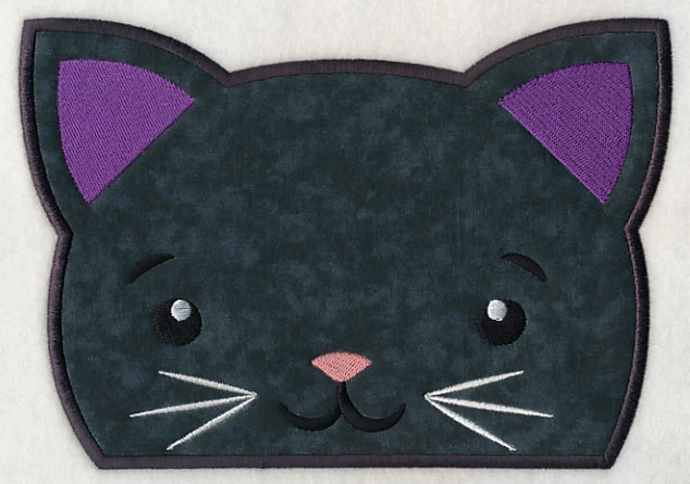 Peeking Black Cat (Applique) - Image 4