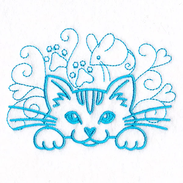 Peeking Doodle Cat - Image 5