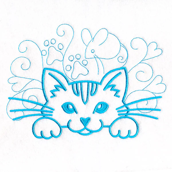 Peeking Doodle Cat - Image 7