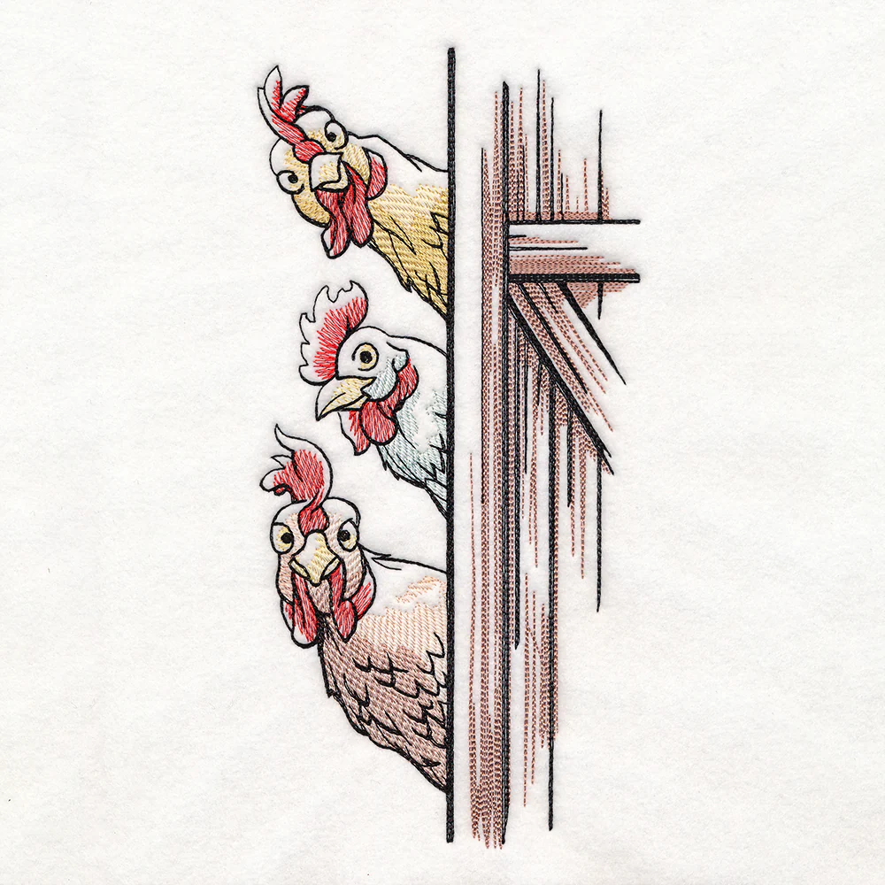 Peeking Farm Chicken Stack - Image 3