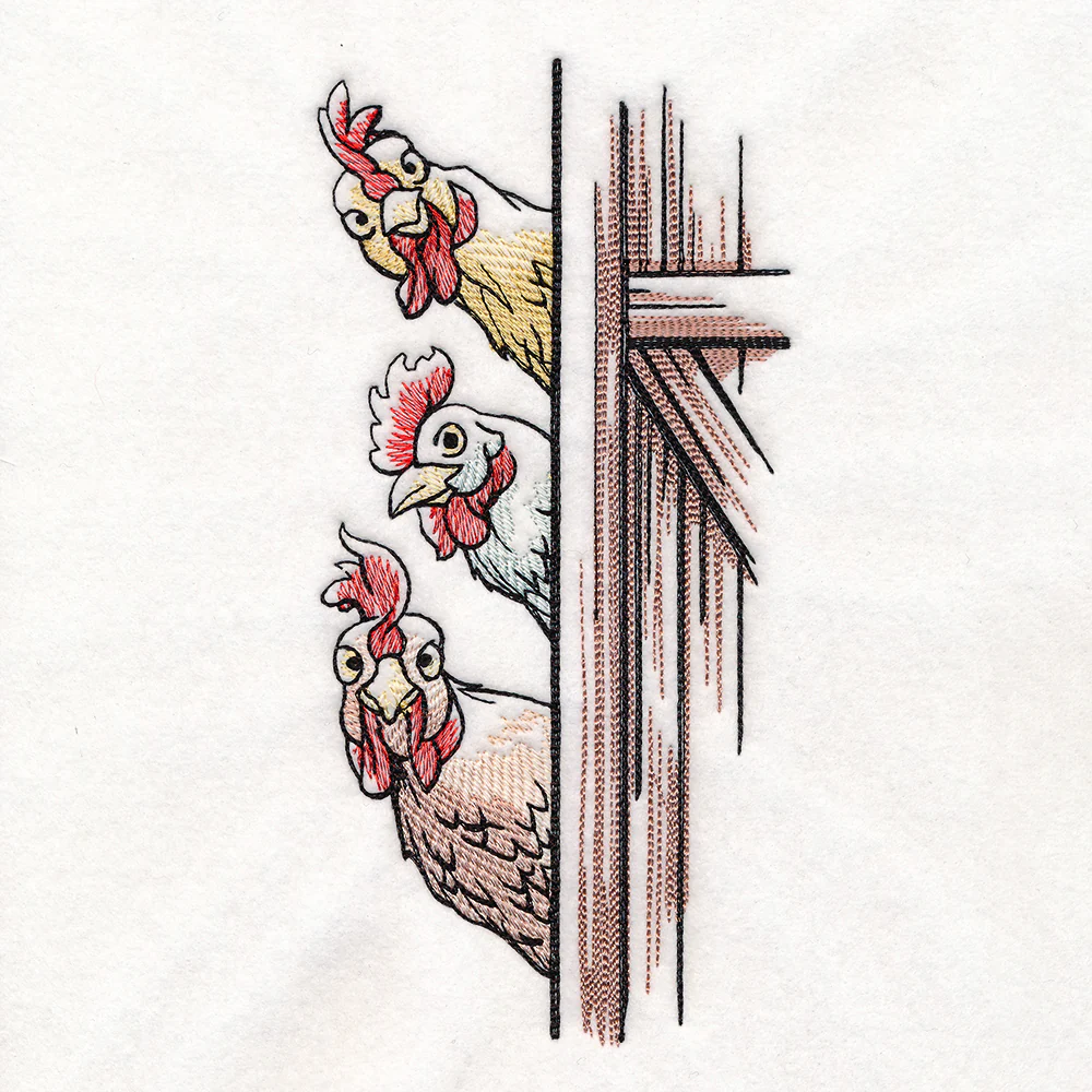Peeking Farm Chicken Stack - Image 4
