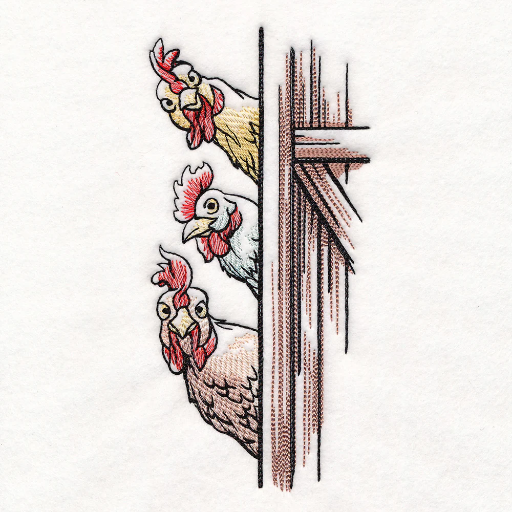 Peeking Farm Chicken Stack - Image 5