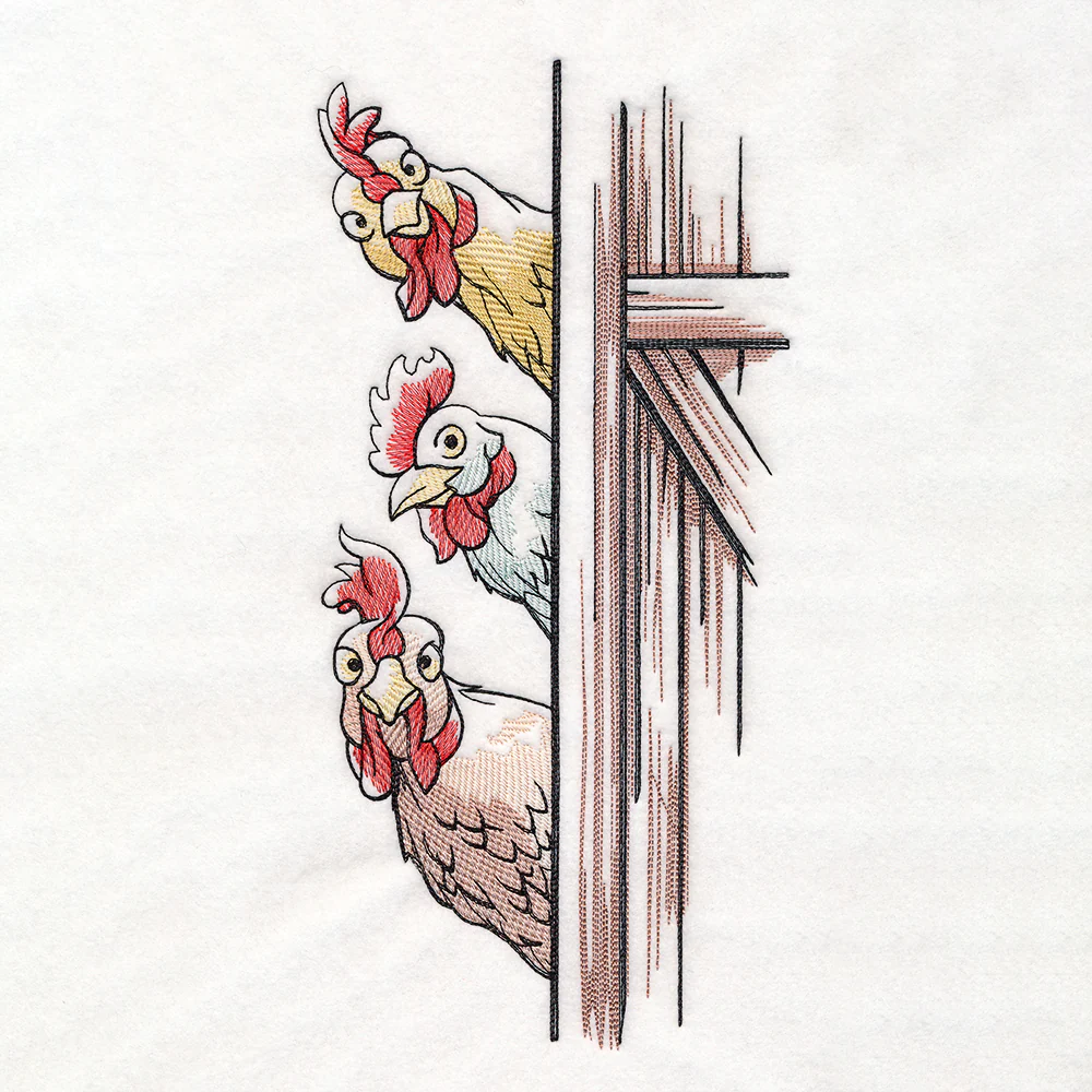 Peeking Farm Chicken Stack - Image 6